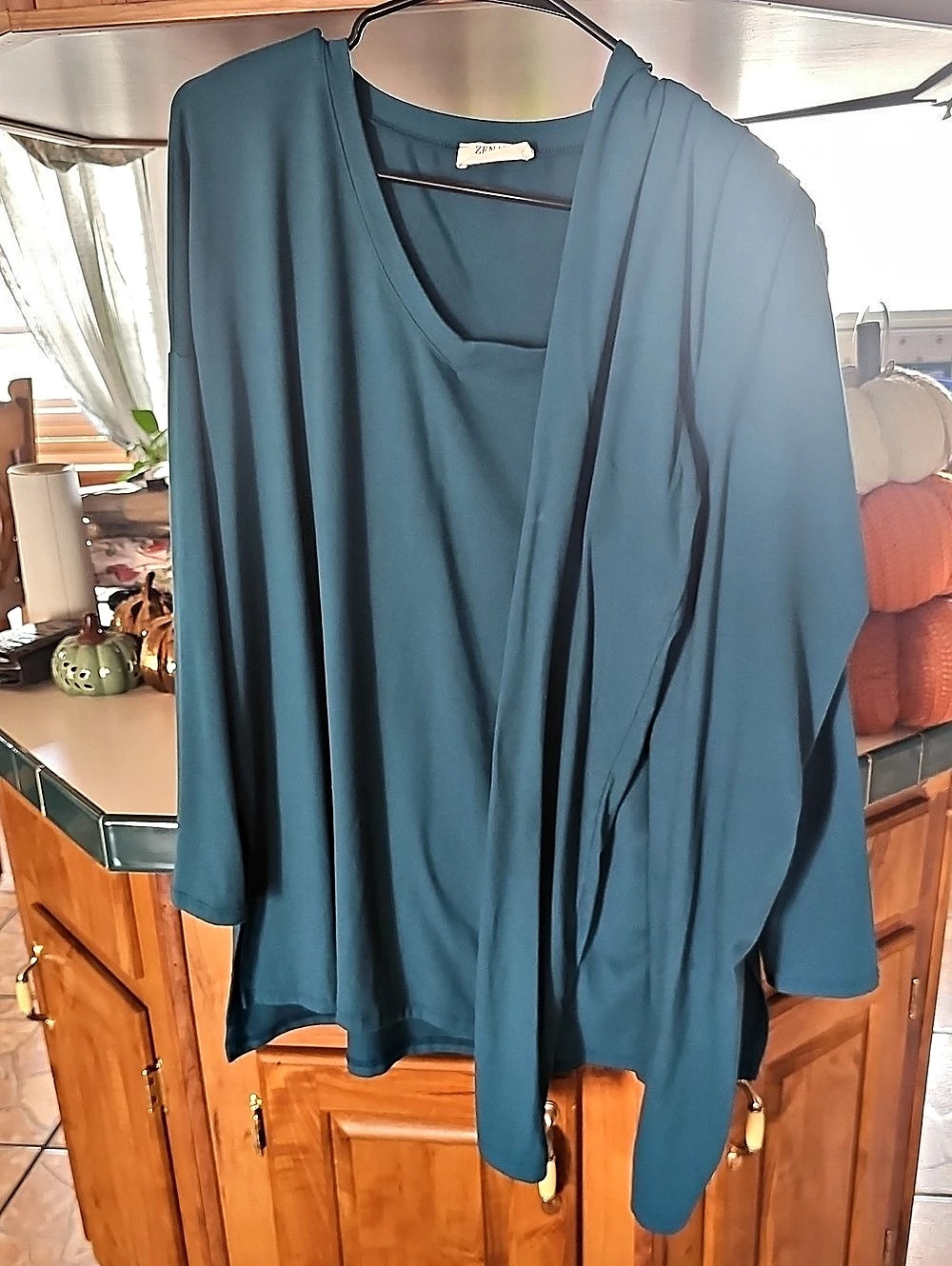TealTunic With Leggings Like New